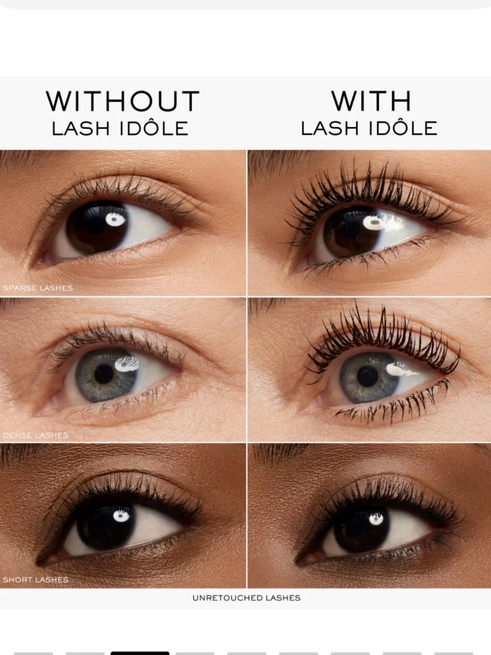 Lancôme Idôle Lash Lifting Volumizing Mascara — 01 Glossy Black